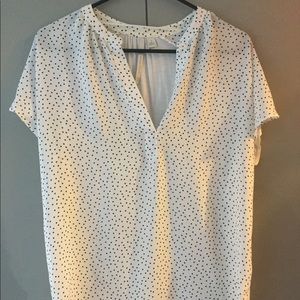 Lauren Conrad polka dot blouse
